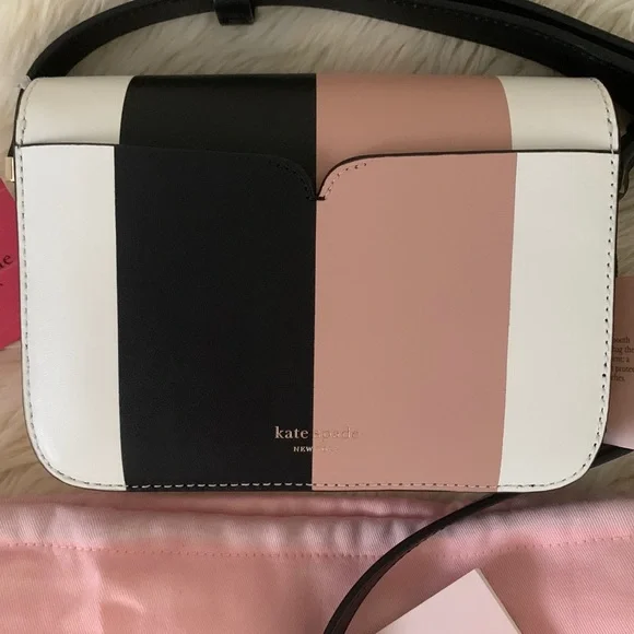 KATE SPADE SMALL NICOLA MOD DOT FLAP SHOULDER BAG. NEW WITH TAGS & DUSTBAG. RARE - Picture 4 of 16